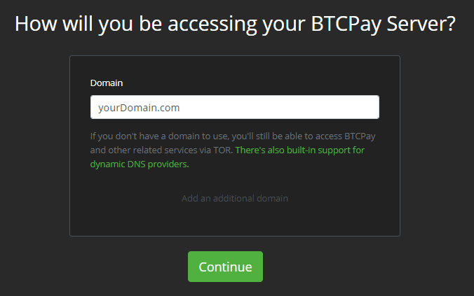 Provide Domain Provide Domain