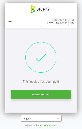 Test Paid Invoice